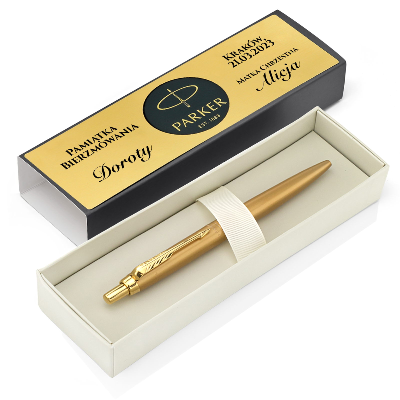Długopis Parker Jotter z Grawerem Pamiątka Bierzmowania Chłopaka Dziewczyny