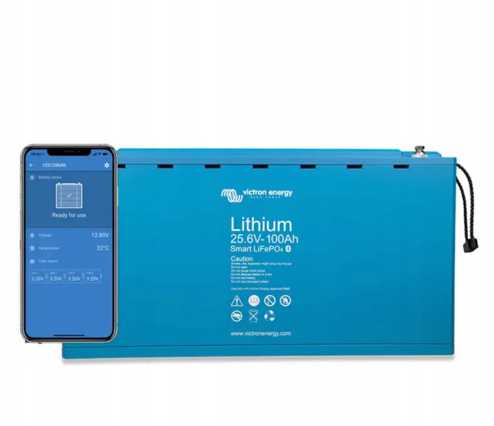 Акумулятор Victron ENERGY LiFePO4 Smart 24V 100ah