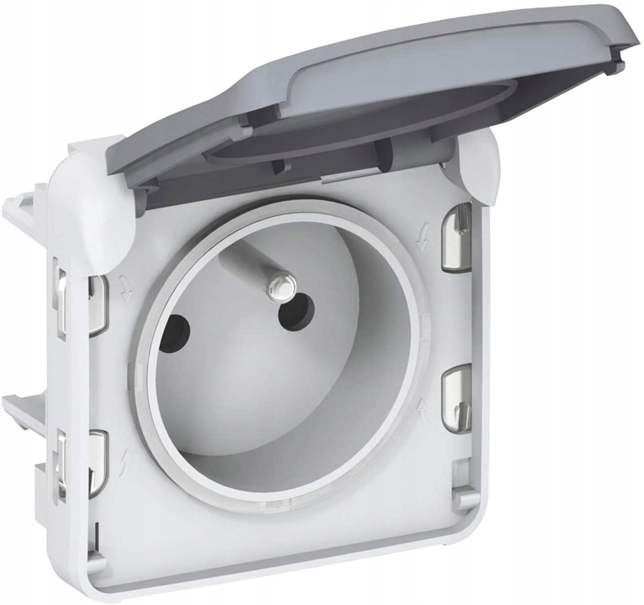

Legrand Plexo Gniazdo 2P+Z Z Przesłoną Szare