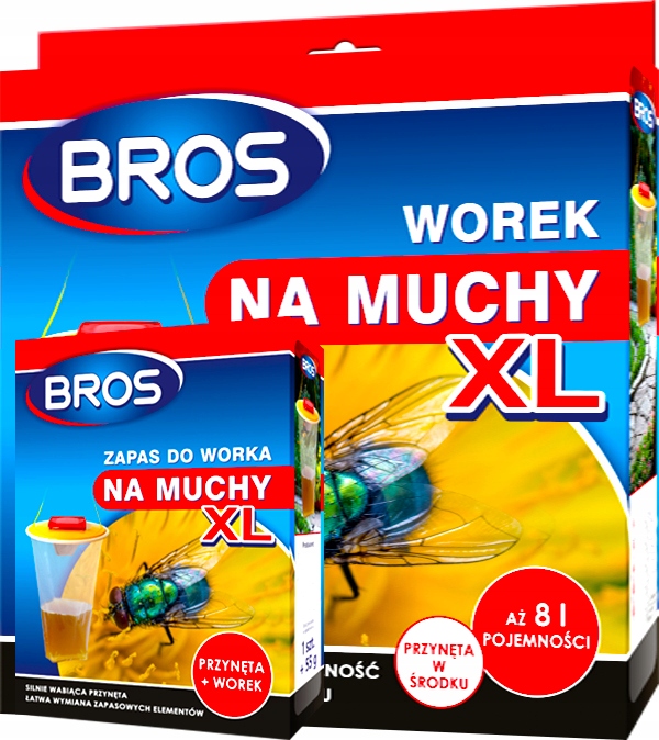 

Bros Worek Na Muchy XL Pułapka Z Przynętą Zapas