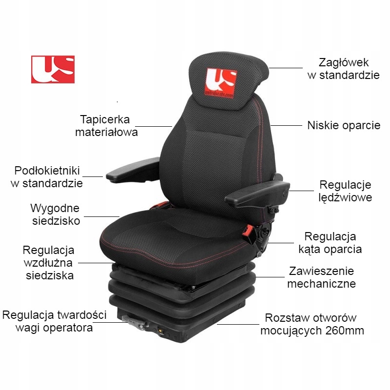 us.203550 - сиденье для трактора New HOLLAND же RENAULT ZETOR