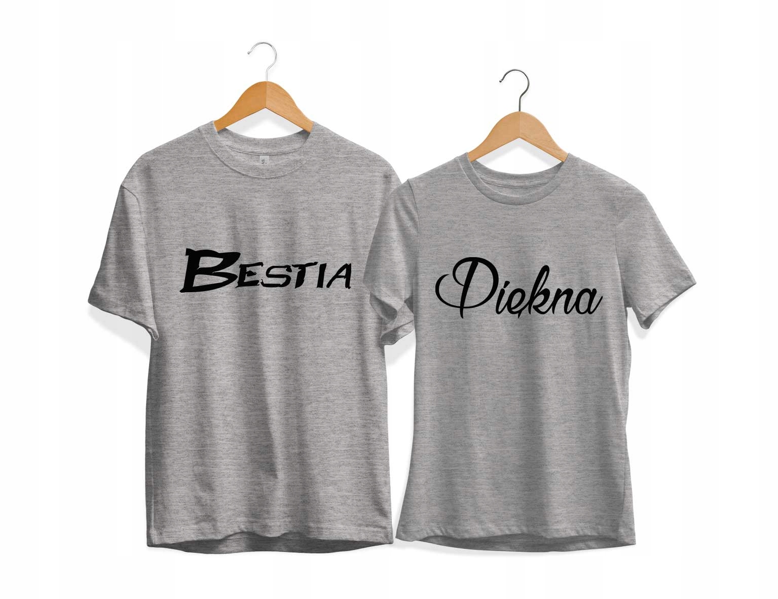 

Zestaw Koszulek Piękna Bestia Prezent Walentynki