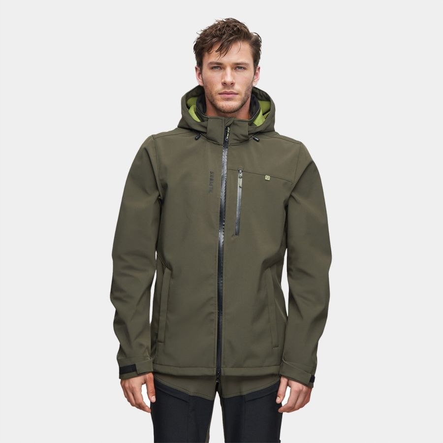 Kurtka Męska Alpinus z kapturem Softshell Membrana r M