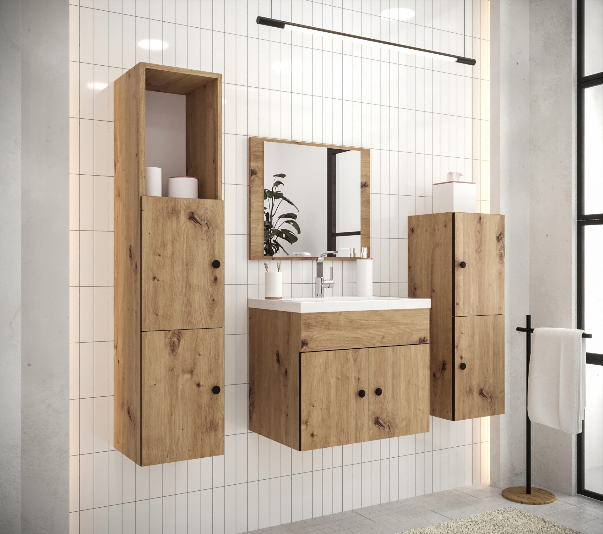 Meble łazienkowe CARLOS zestaw 2