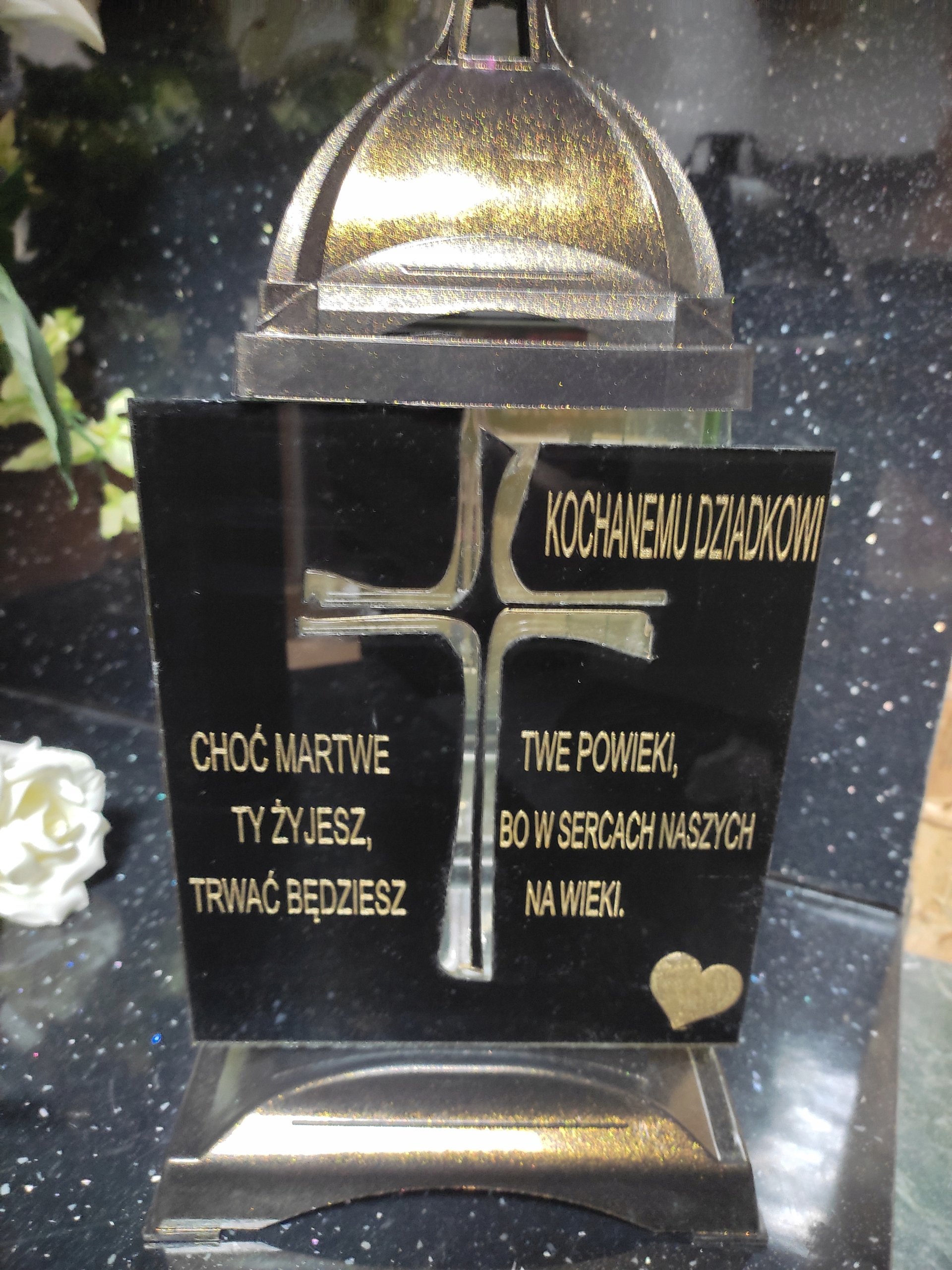 znicz kapliczka z grawerem tabliczka twoj tekst EAN (GTIN) 6095849975934