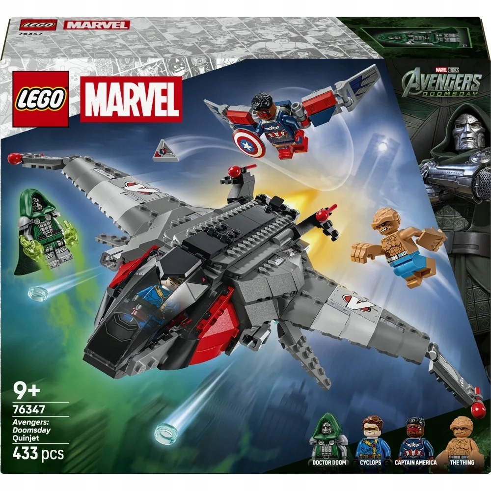 * Lego Marvel Heroes Avengers: Doomsday Quinjet 76347