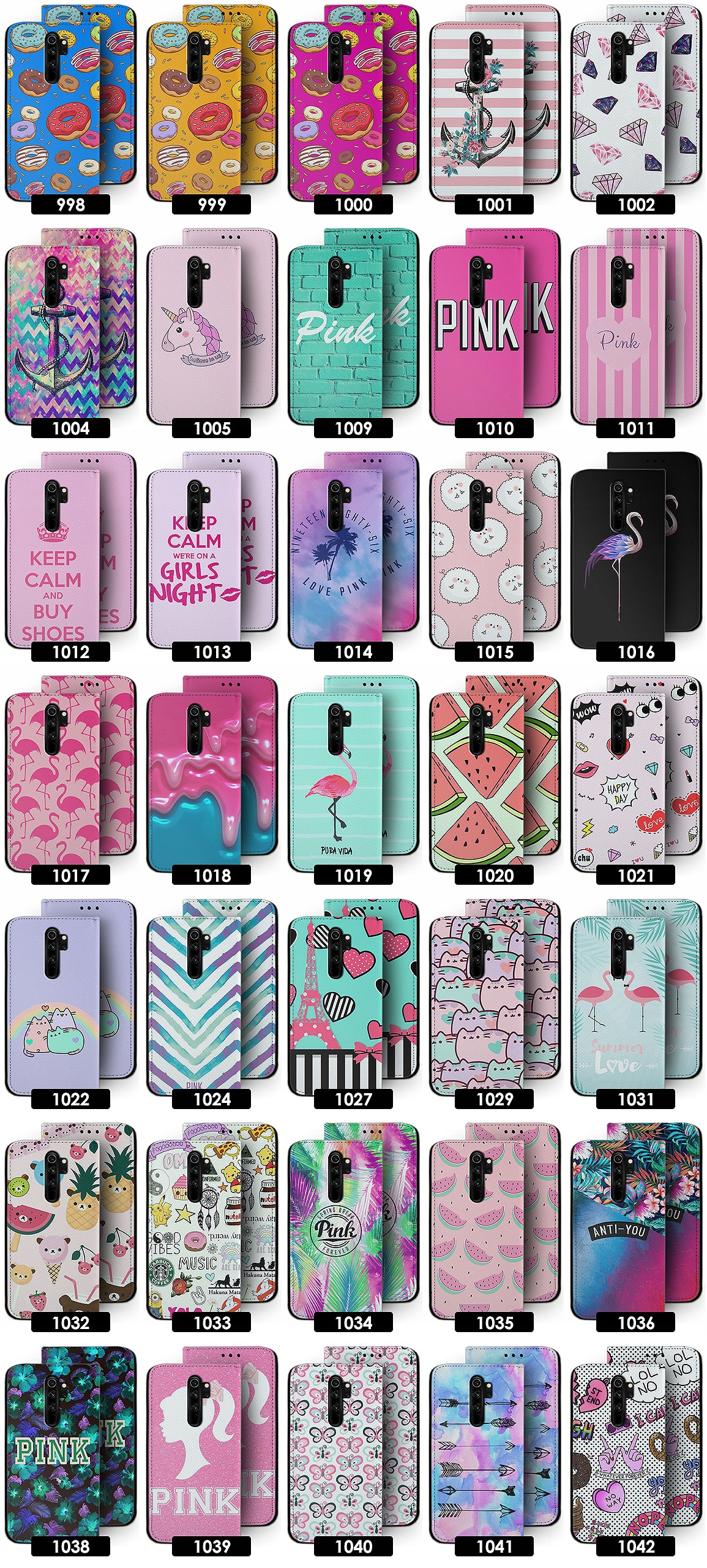 ETUI PREMIUM DO XIAOMI REDMI NOTE 8 PRO WZORY Dedykowany model Redmi Note 8 Pro