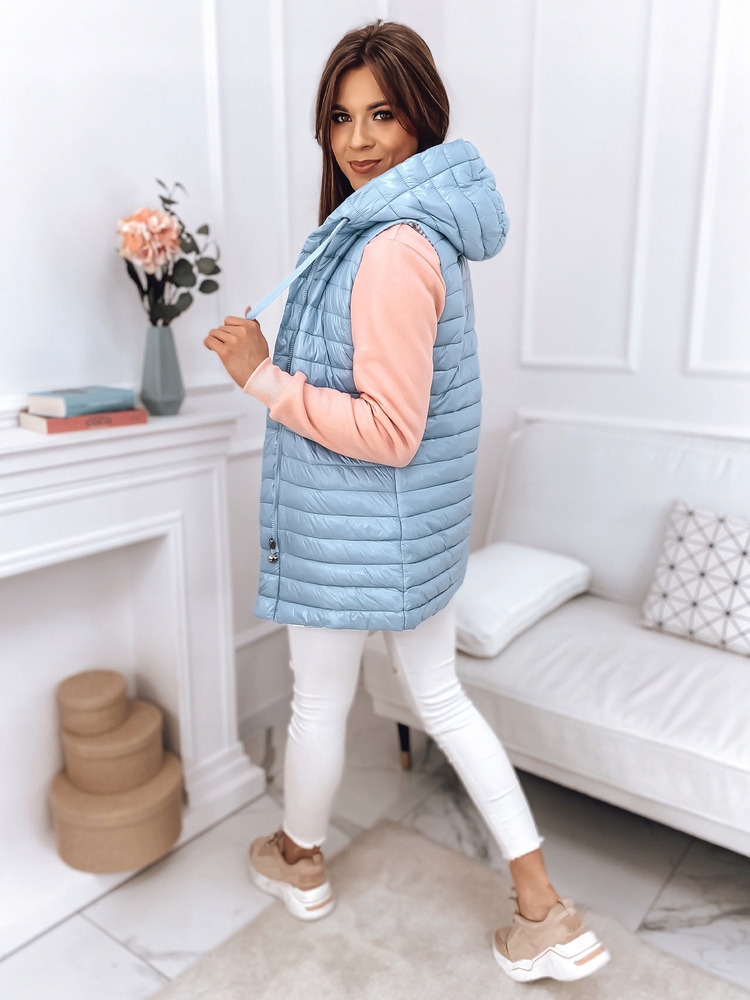 KAMIZELKA DAMSKA PIKOWANA Z KAPTUREM roz. XL Rozmiar XL