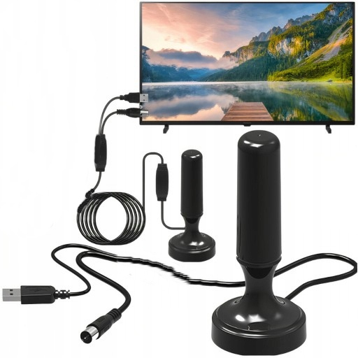 

Mocna Antena Pokojowa Do Telewizji Naziemnej DVBT2