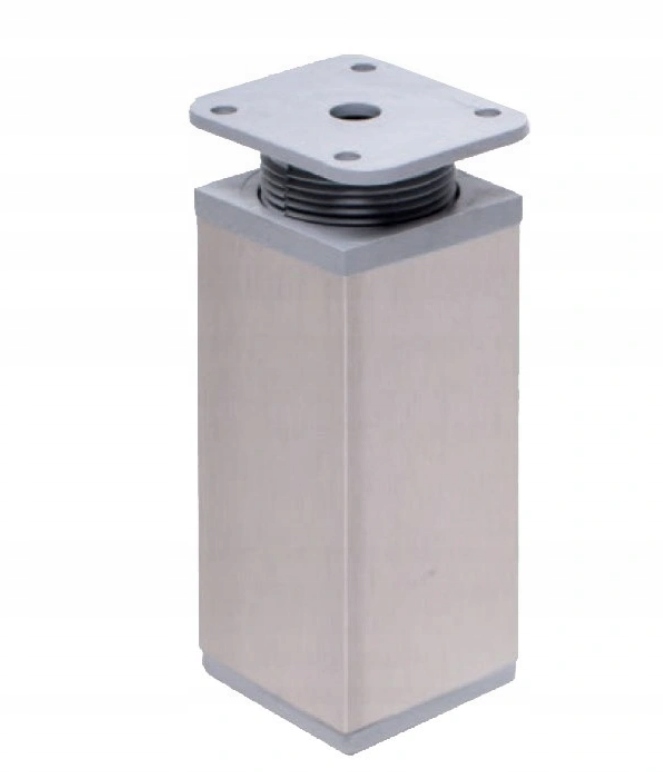 

Nóżka meblowa H100 regulowana 40 X 40 mm inox+wkr
