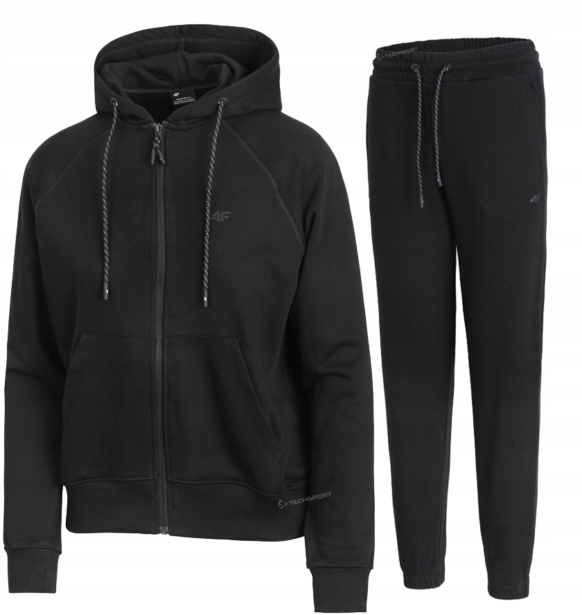 4F Damski Dres Bawełna Komplet Bluza Rozpinana Spodnie rozm XL