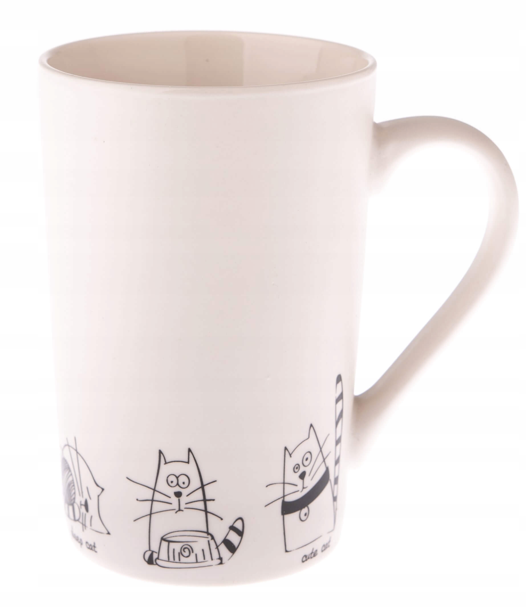 

Kubek ceramiczny biały z kotami 350 ml