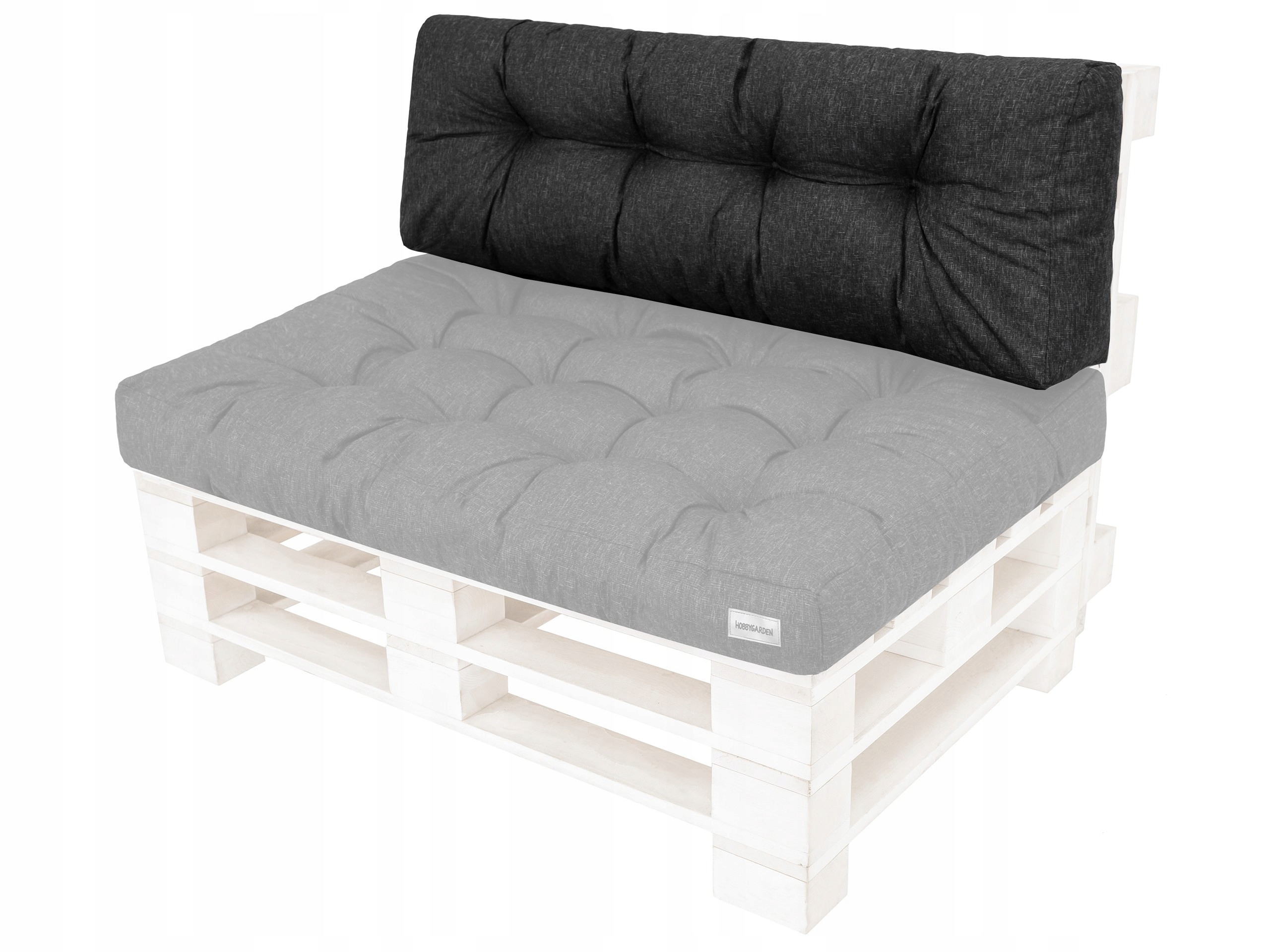 Veľký vankúš na operadlo na lavičku z paliet 120x40