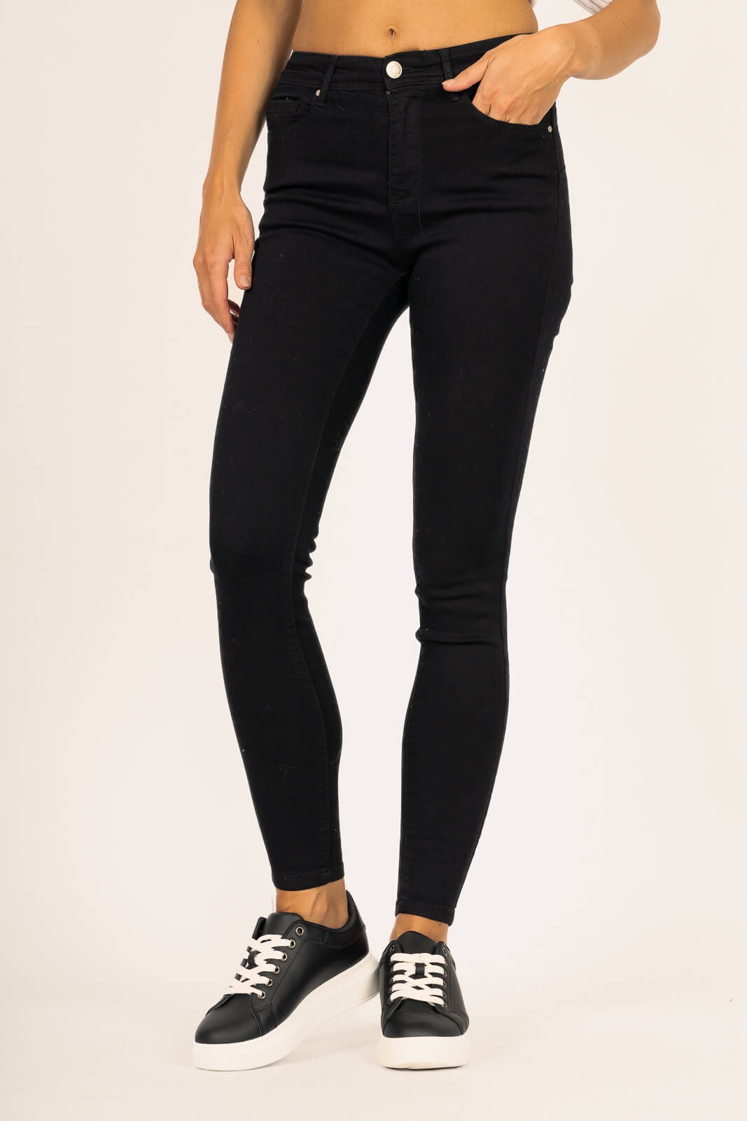 Spodnie damskie Goodies rurki Push Up Czarne - 40 Rozmiar 40