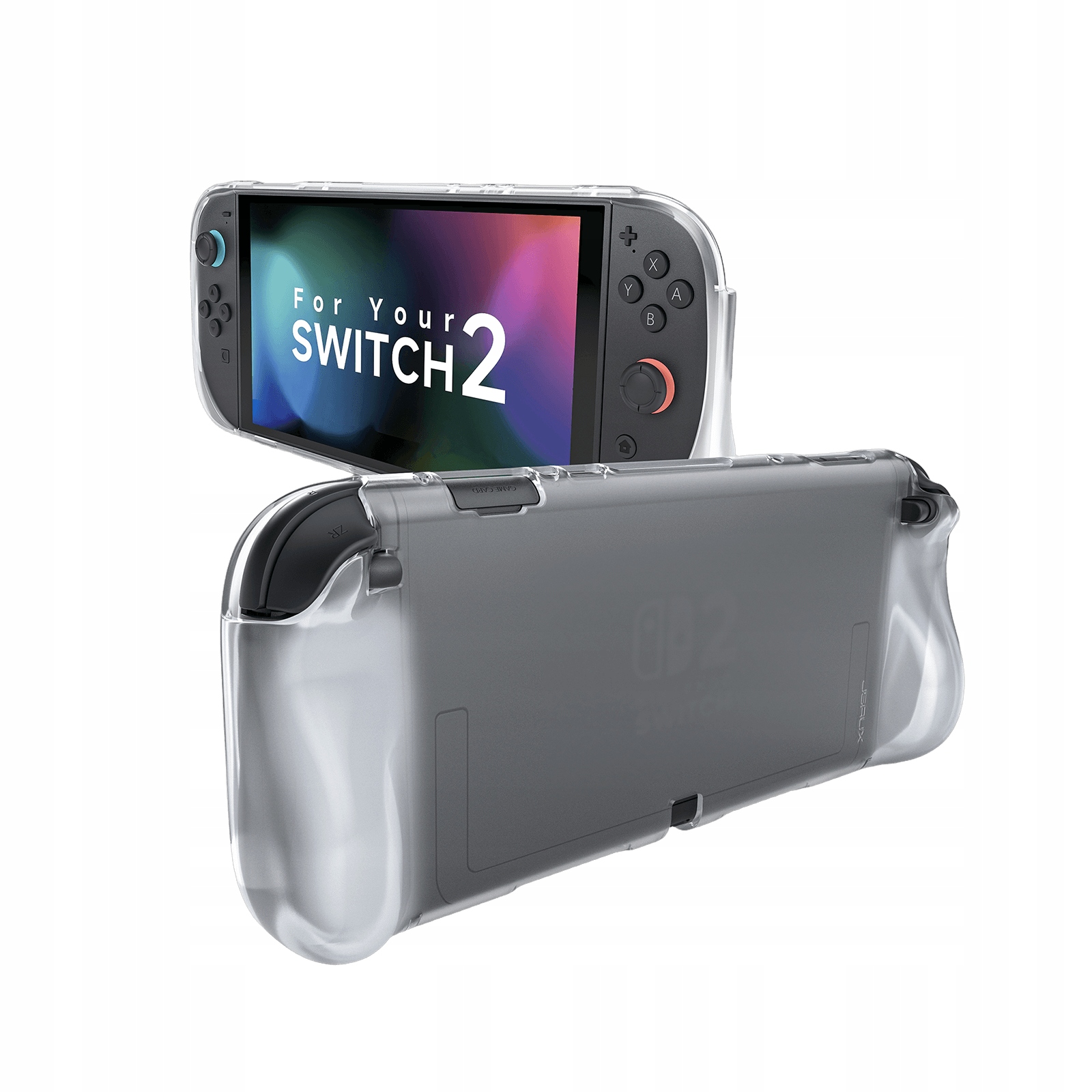 Jsaux PC0115 etui Do Nintendo Switch 2 Przezroczysta Nakładka Ochronna TPU