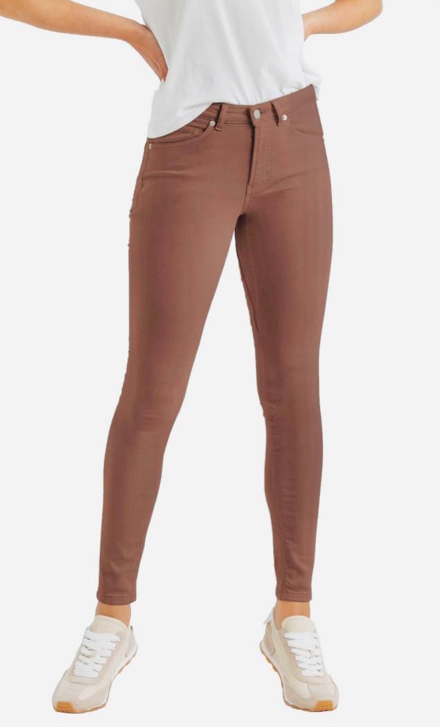 Dámské kalhoty Duer vysoké kvality elastické Slim straight Akce vel. 27/32