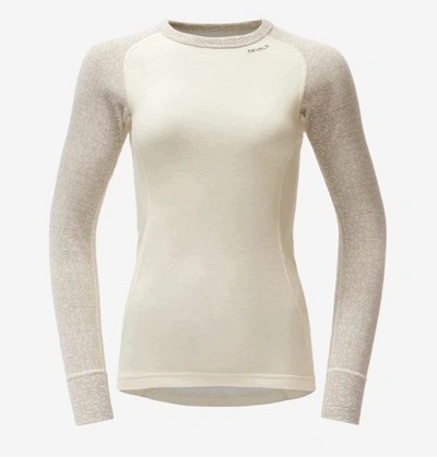 Dámské termoaktivní tričko Devold Duo Active Merino 205 Raw White Xs