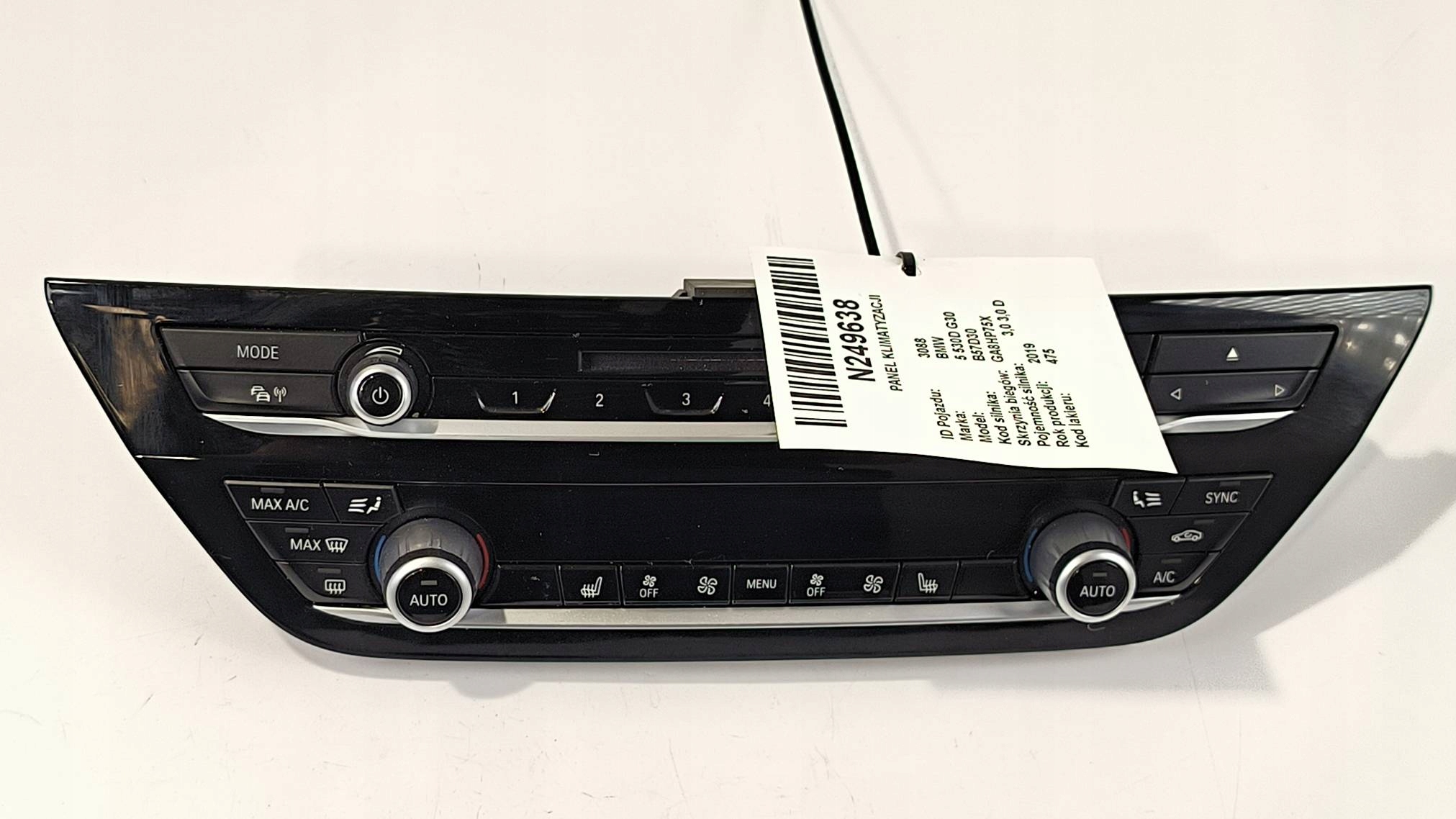 Unite commande clima 7947869-01 BMW 5 530D G30