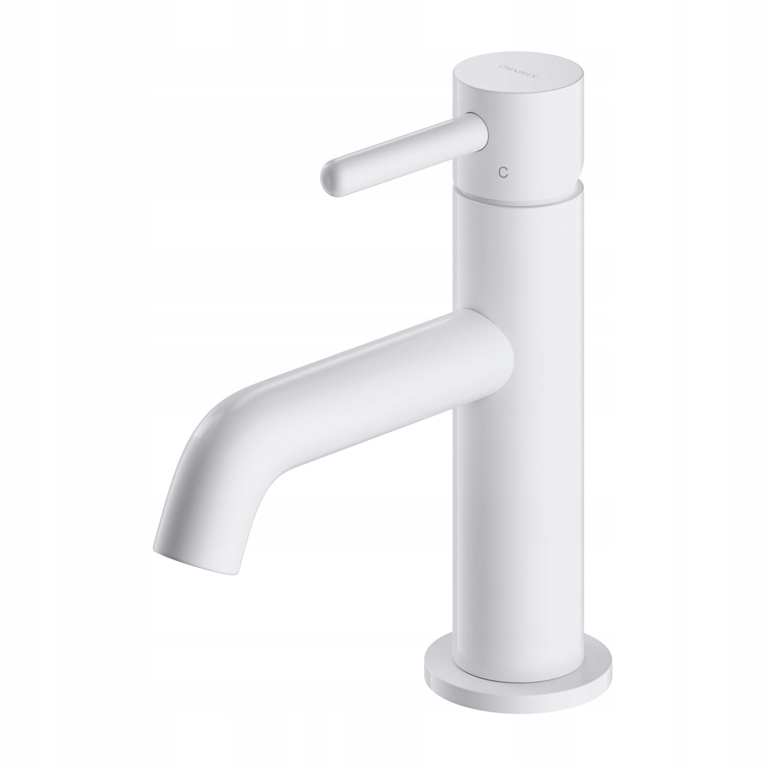 Stojanková Umývadlová Batéria Nízka Biela Matná Omnires Y