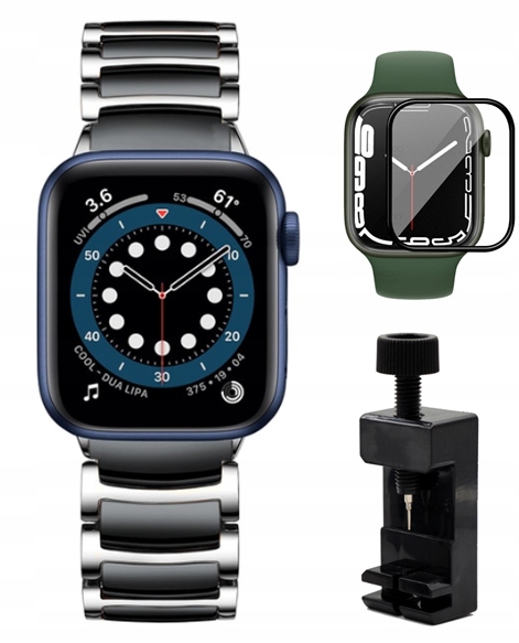 Pasek Bransoleta Ceramik Do Apple Watch 1 2 3 4 5 6 7 8 9 Se 38mm/40mm/41mm