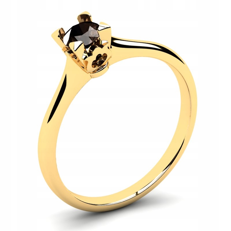 

Pierścionek Złoty Z Kwarcem 0,30CT