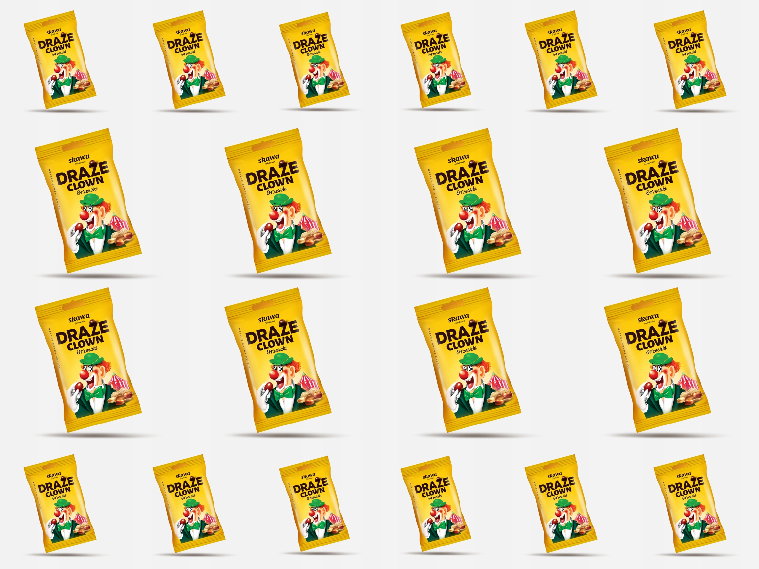 Levně Sada Dražé Klaun Oříšky 70gx20