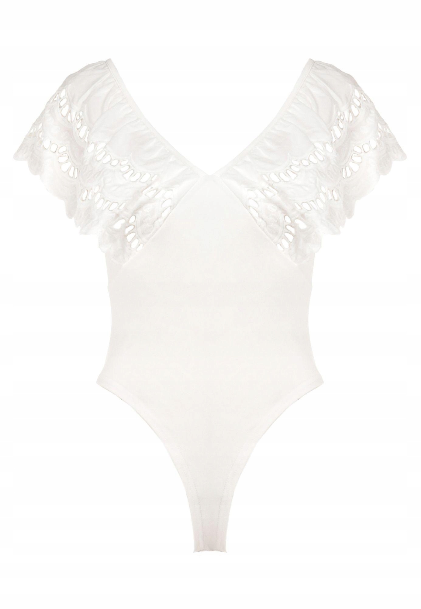 

Renee Białe Body damskie S/m Dzianina