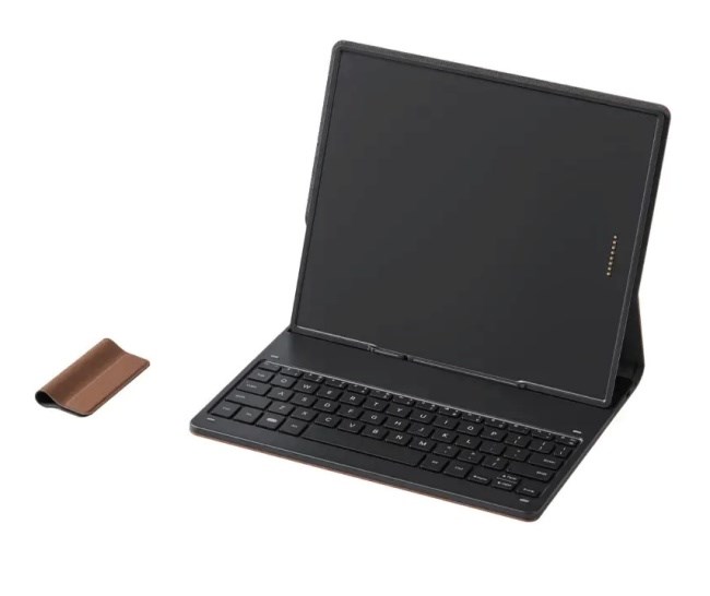 Magnetické puzdro Onyx Note Air 5 C brown s klávesnicou