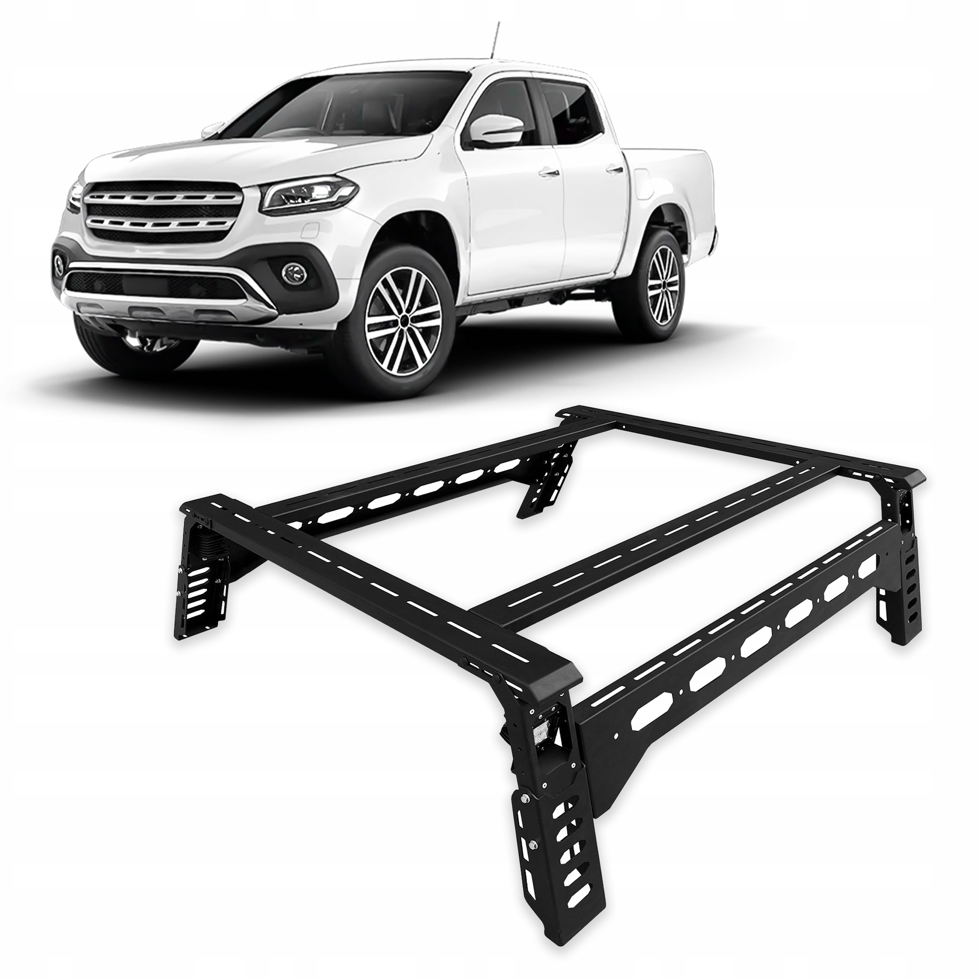 Nástavba rámu pod stan s Led pro Mercedes X-klasa I W470 2017-2020