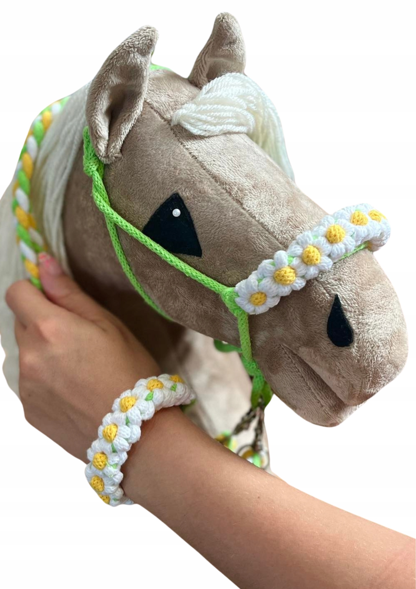 Zestaw STOKROTKA hobby horse-halter,wodze,opaska