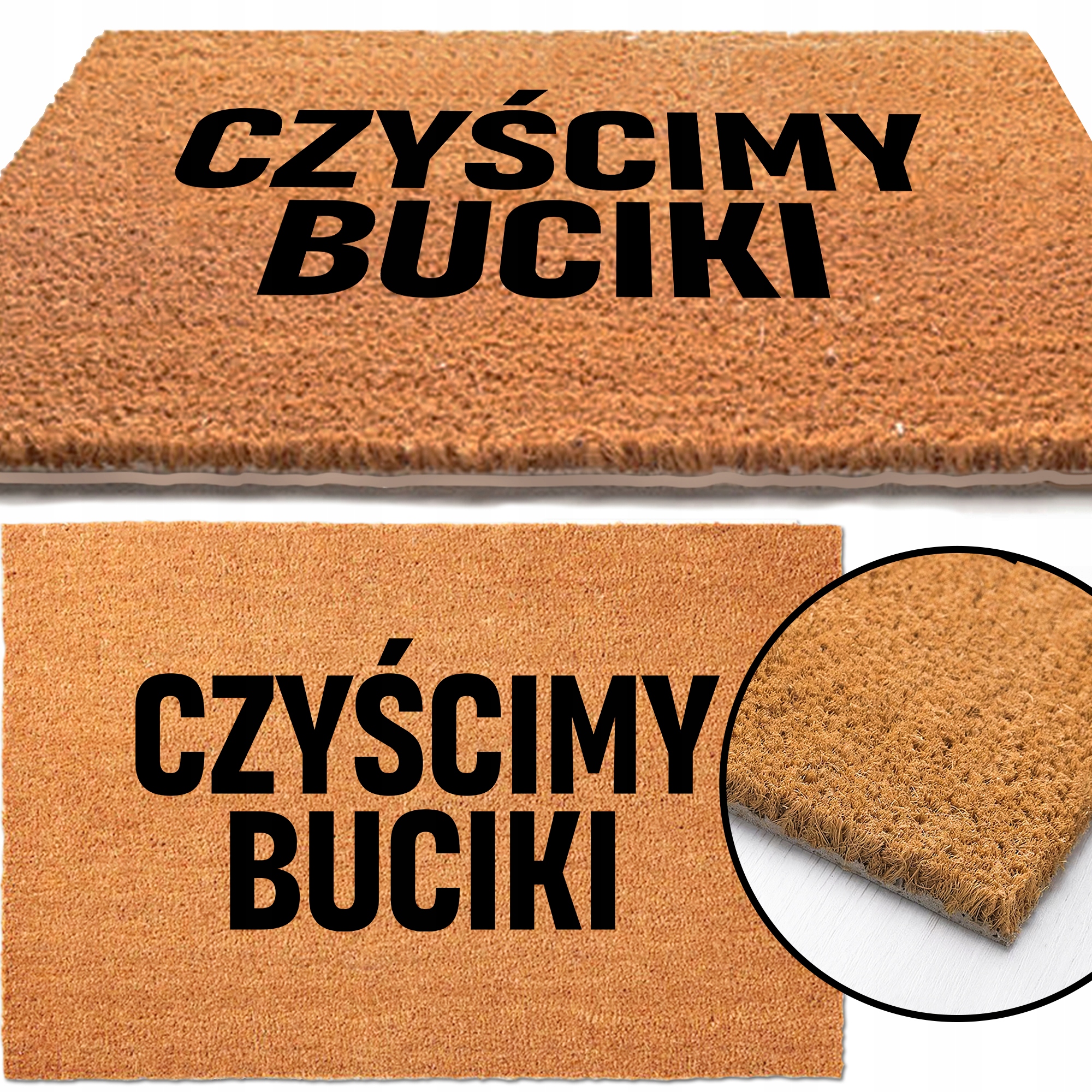 

Wycieraczka Pod Drzwi 40x60 Czyścimy Buciki
