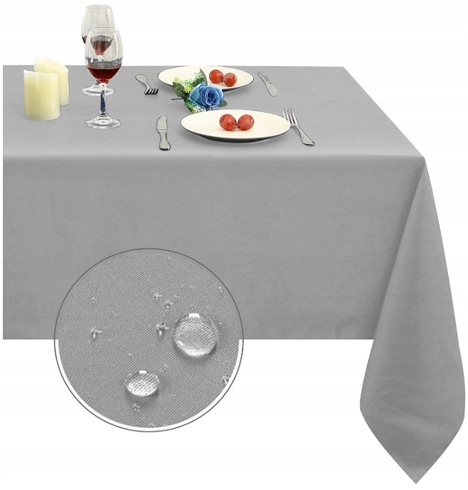 OBRUS NA STÓŁ WODOODPORNY 200 NA TARAS DO OGRODU Typ obrus