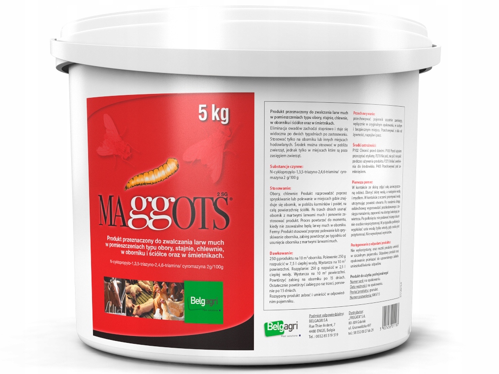 

Maggots Preparat Larwy Much Muchy Stajni Obory 5KG