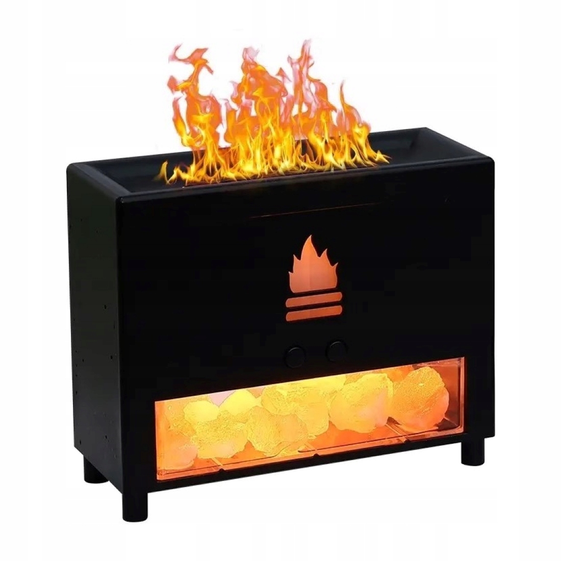 Zvlhčovač vzduchu. Difuzér. Krb+Sůl+Olej