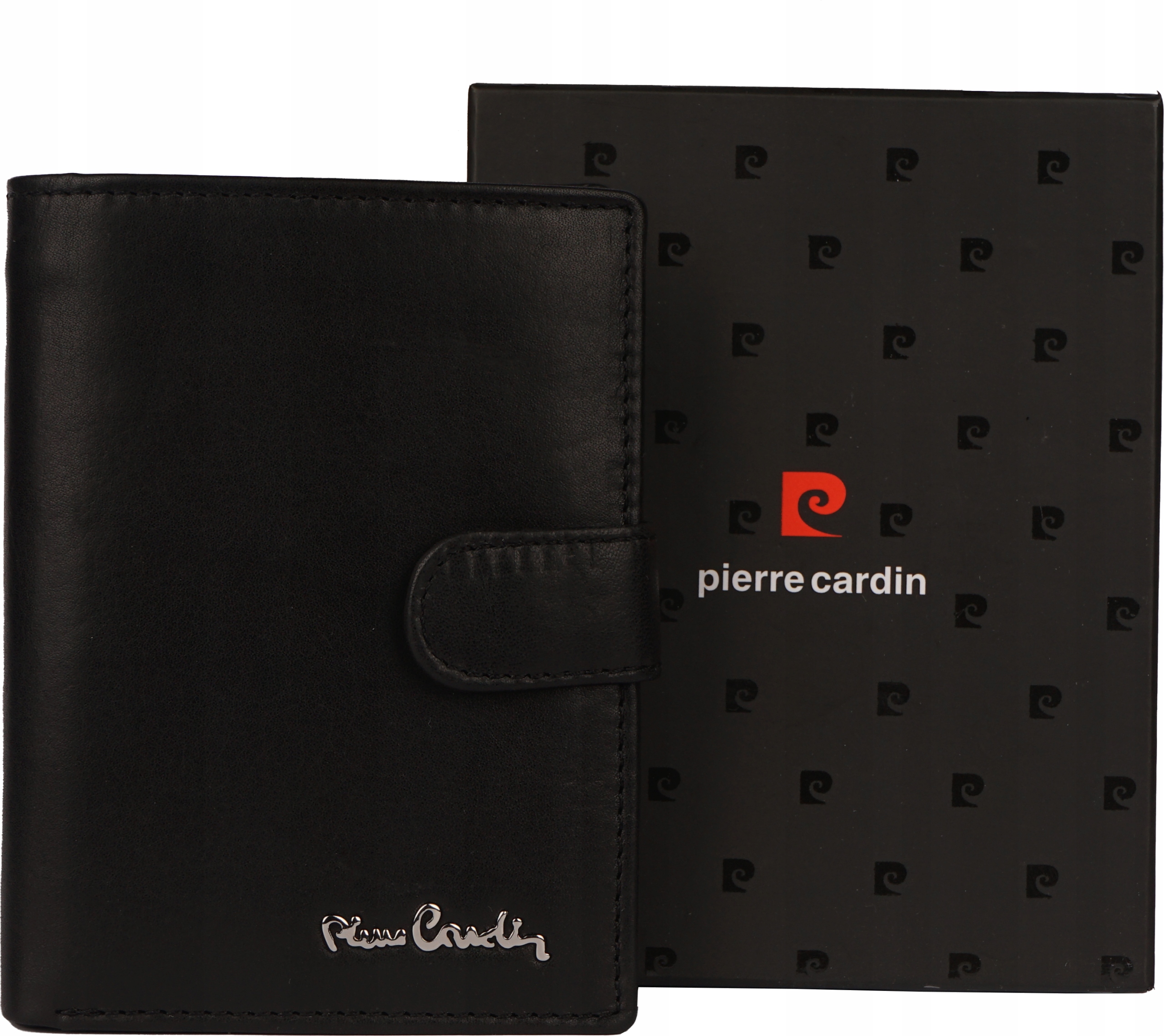 Pierre Cardin Originální velká kožená peněženka pro muže Rfid Secure