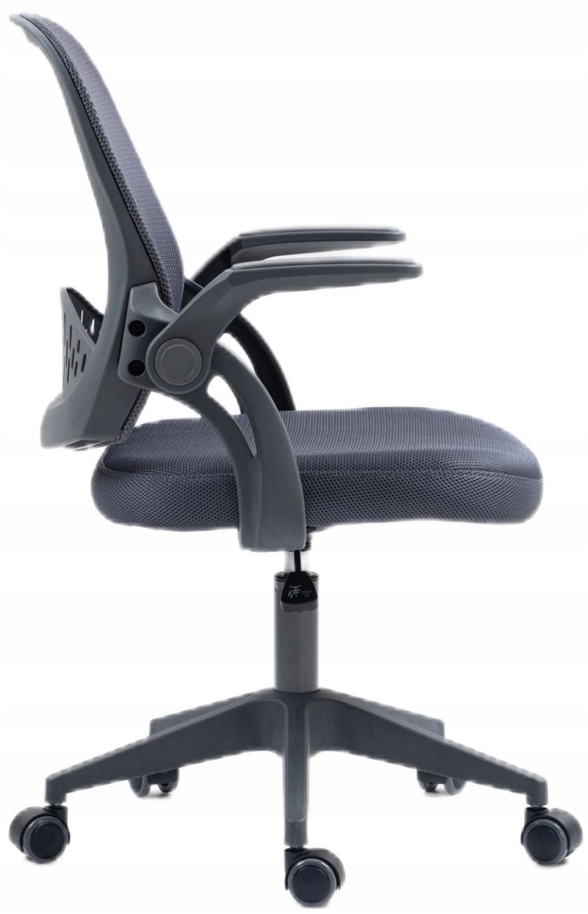 Fotel Obrotowy Orbitra Flex 99 Szary Siatka tkanina regulowany biurowy