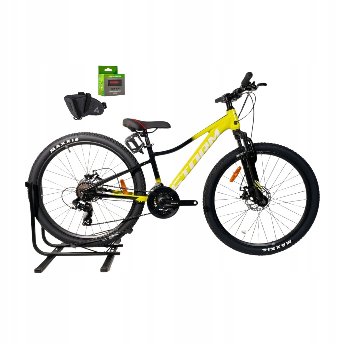 Rower 26 Storm Mtb Racer 1.0 2MD 3x7 al 13" żółto-czarny