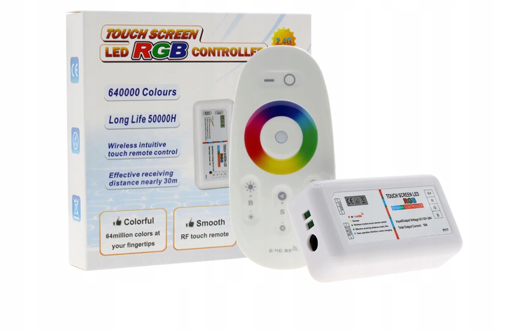 STEROWNIK KONTROLER PILOT DOTYKOWY MEBLE LED RGB