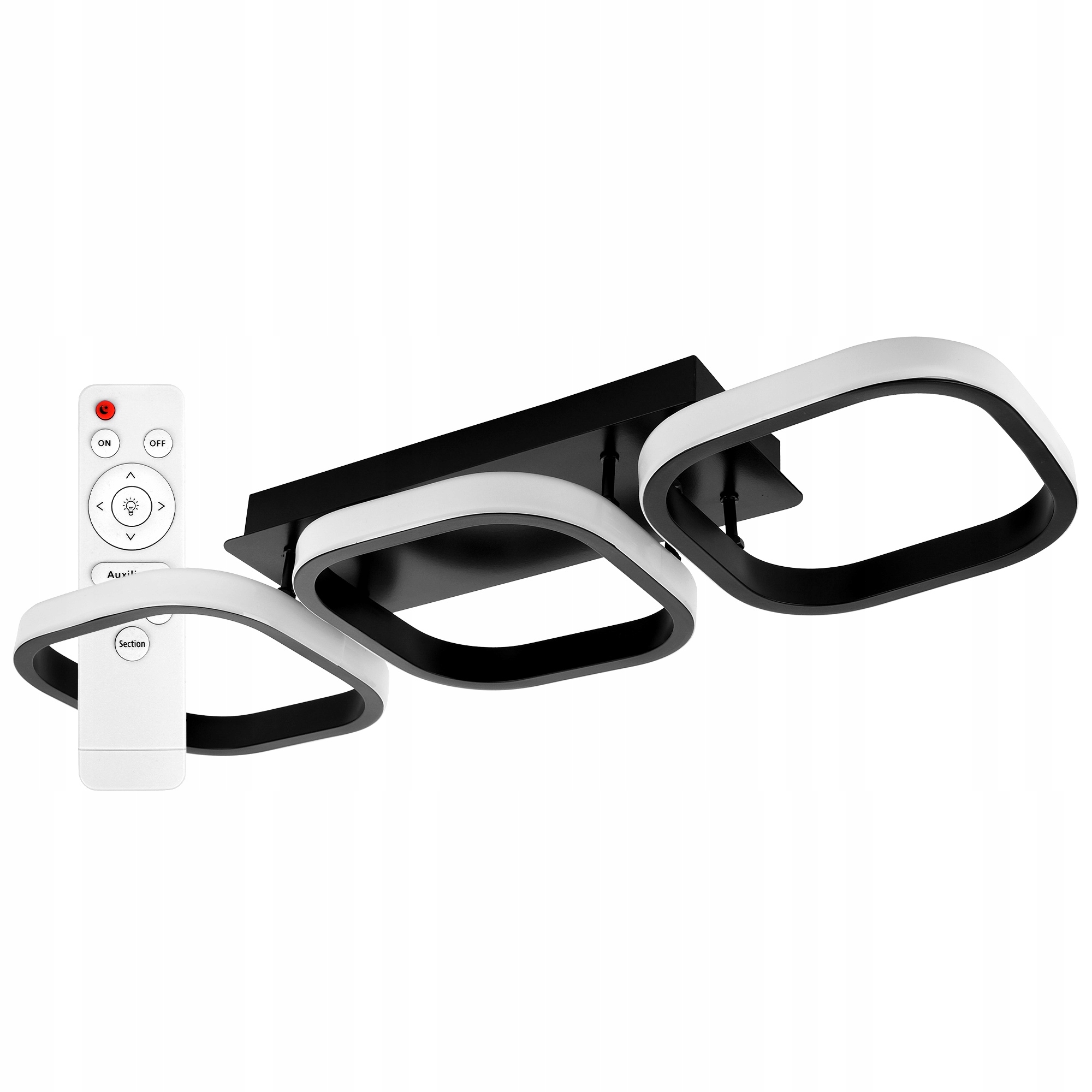 Lampa sufitowa Led wisząca Plafon żyrandol 72W z pilotem Nowoczesna Modern