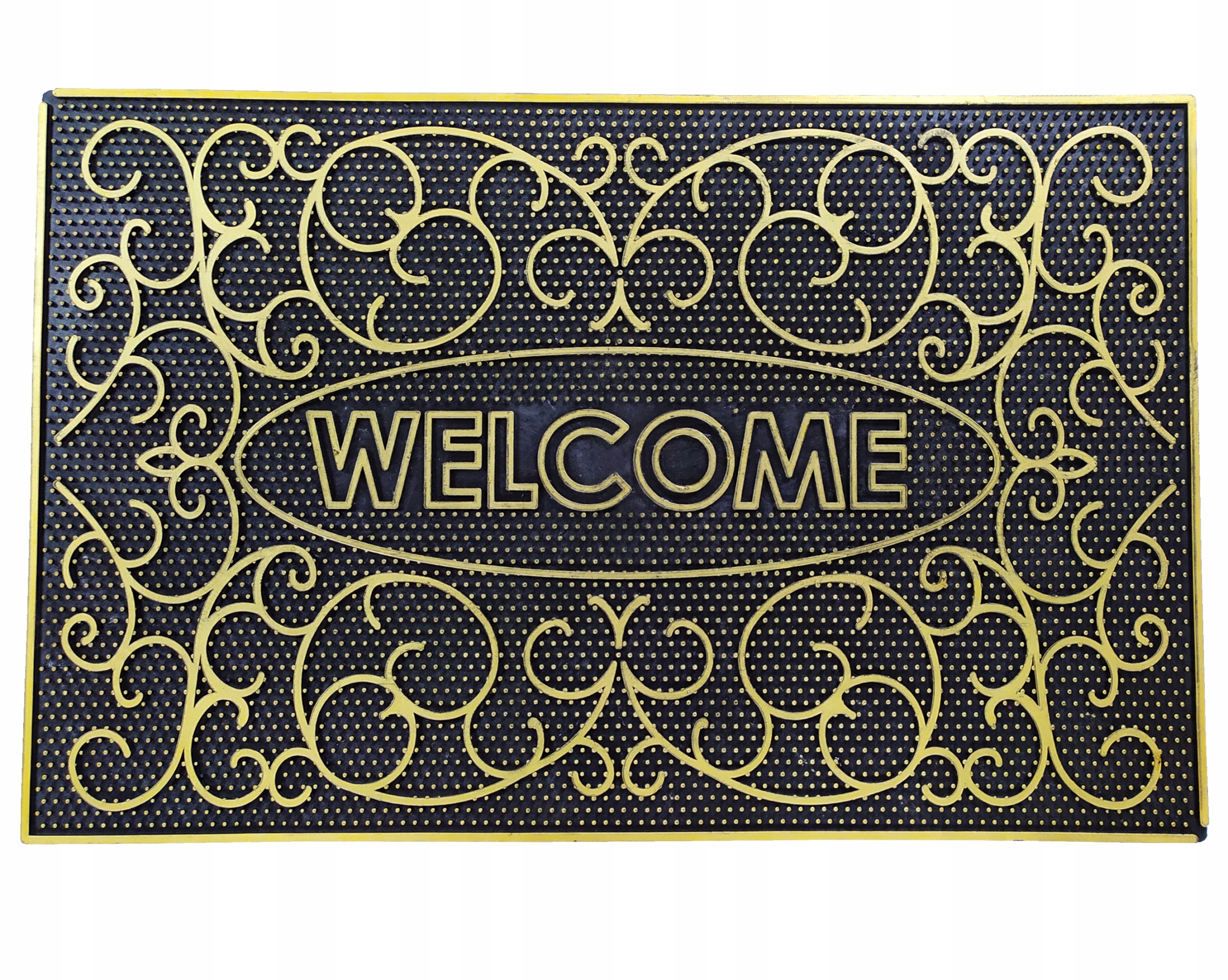 

Wycieraczka Wejściowa Zewnętrzna Masywna Złota