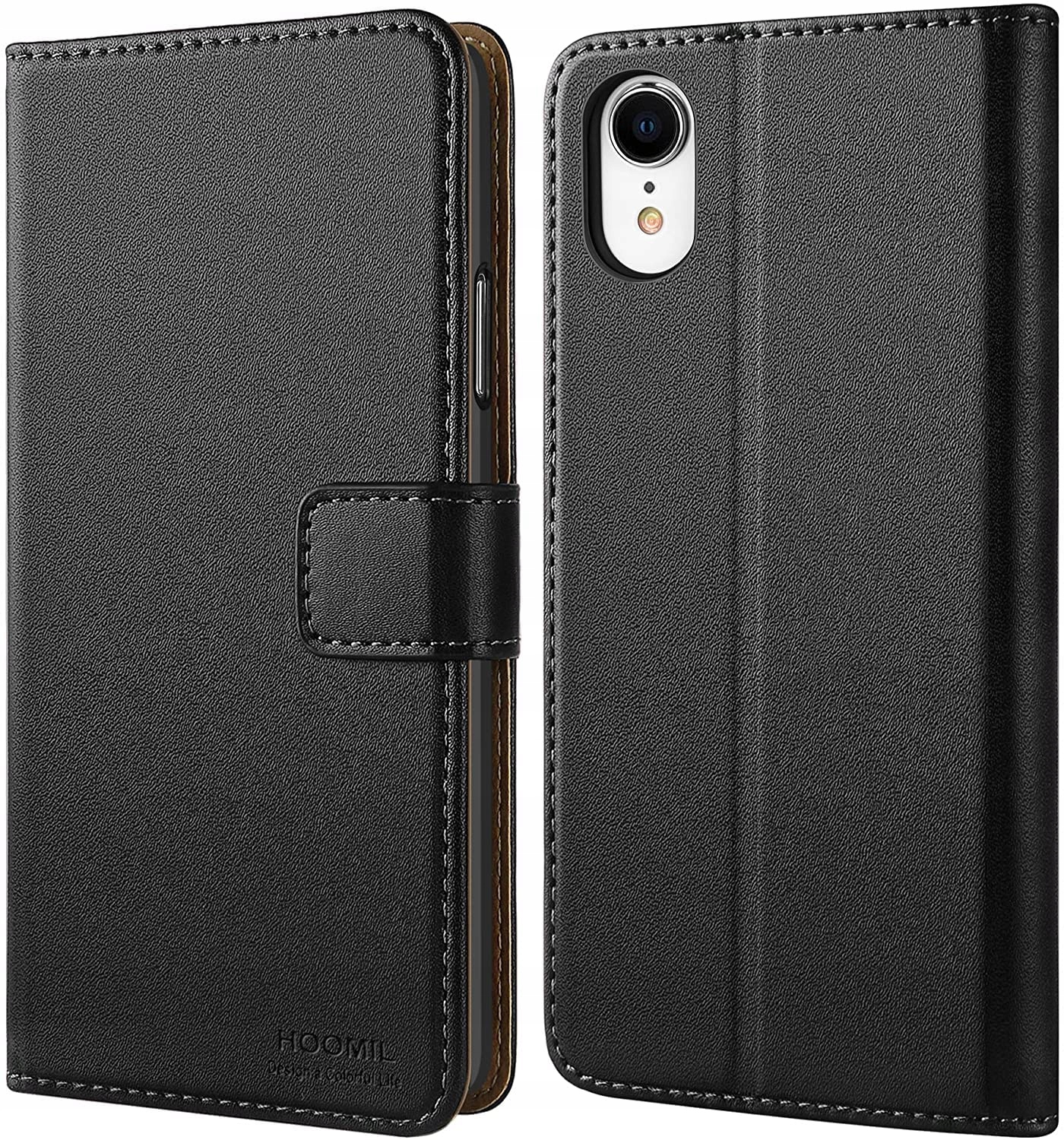 Etui z klapką Hoomil do Apple iPhone Xr case czarny