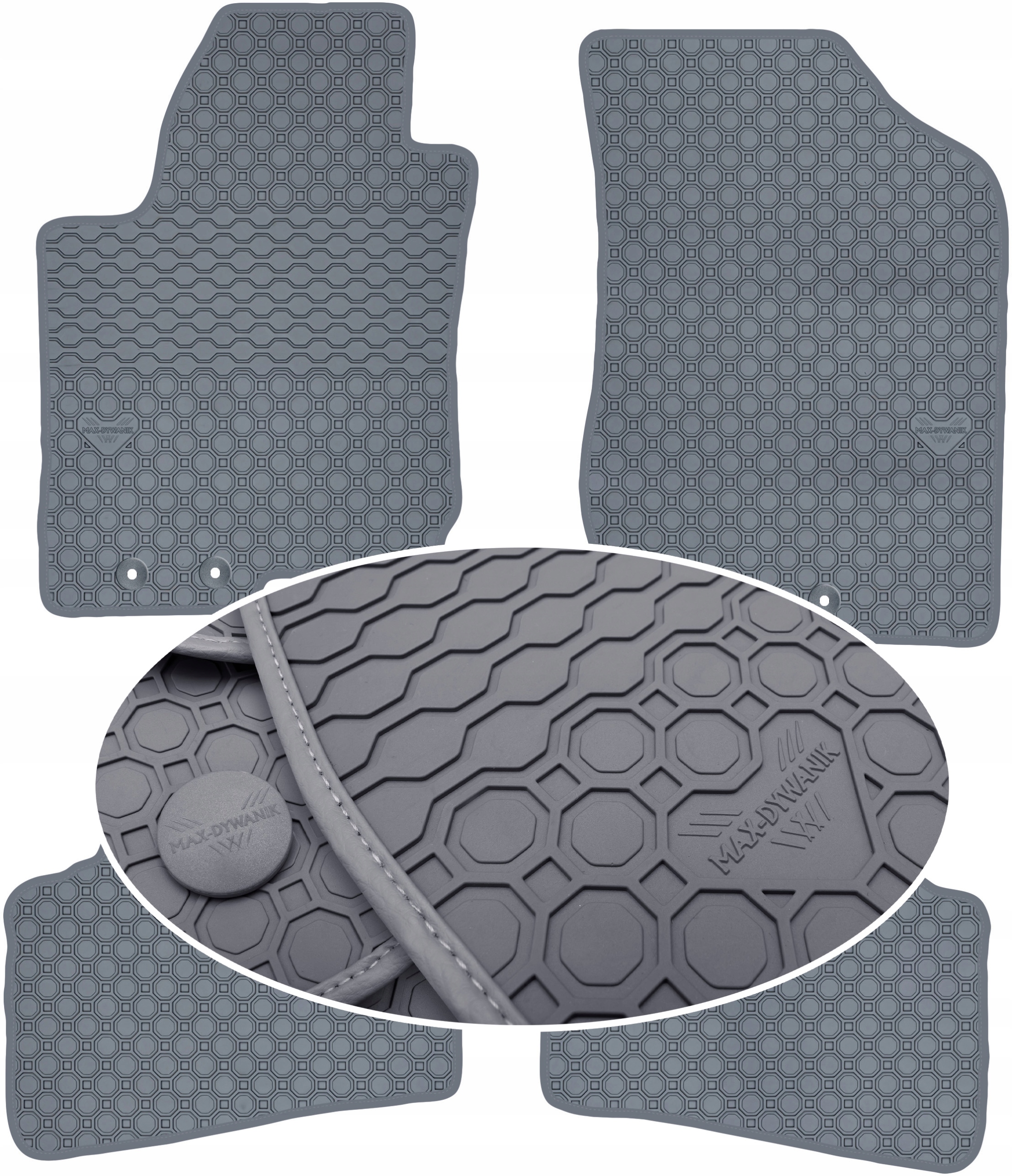 Hyundai i30 I Hb 2007-2012 Koberce Šedé