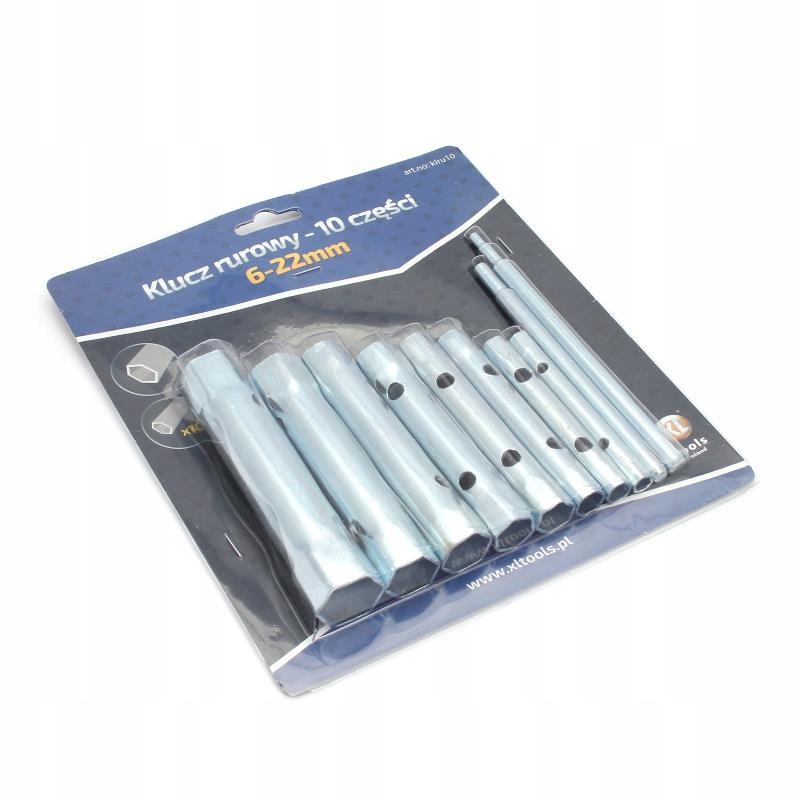 Klucz rurowy 10cz 6-22mm zestaw 10szt Xltools