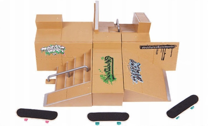 

Zestaw Fingerboard Rampa Skatepark 3 Deskorolki
