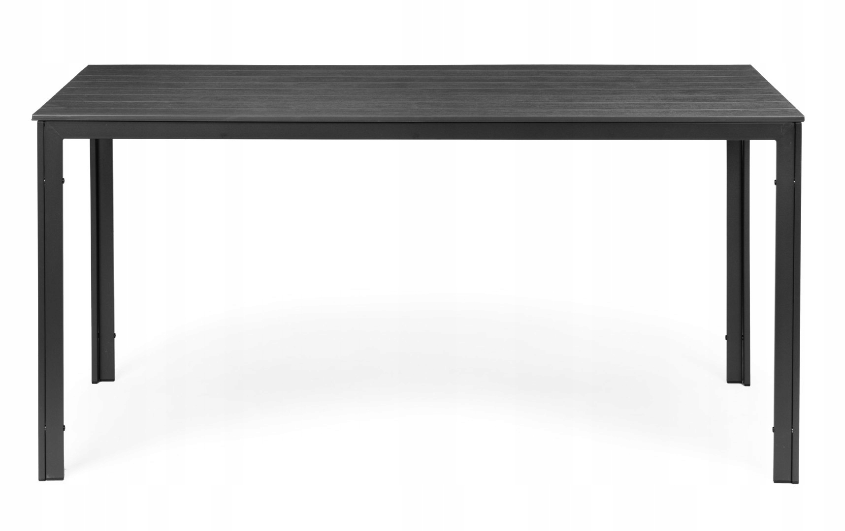Zahradní stůl pro 6 osob 156x78 cm polywood nábytek na terasu šedý