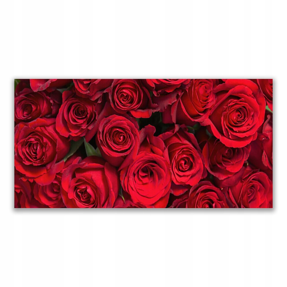 

Obraz na ścianę 120x60 Czerwone Róże Kwiaty Natura
