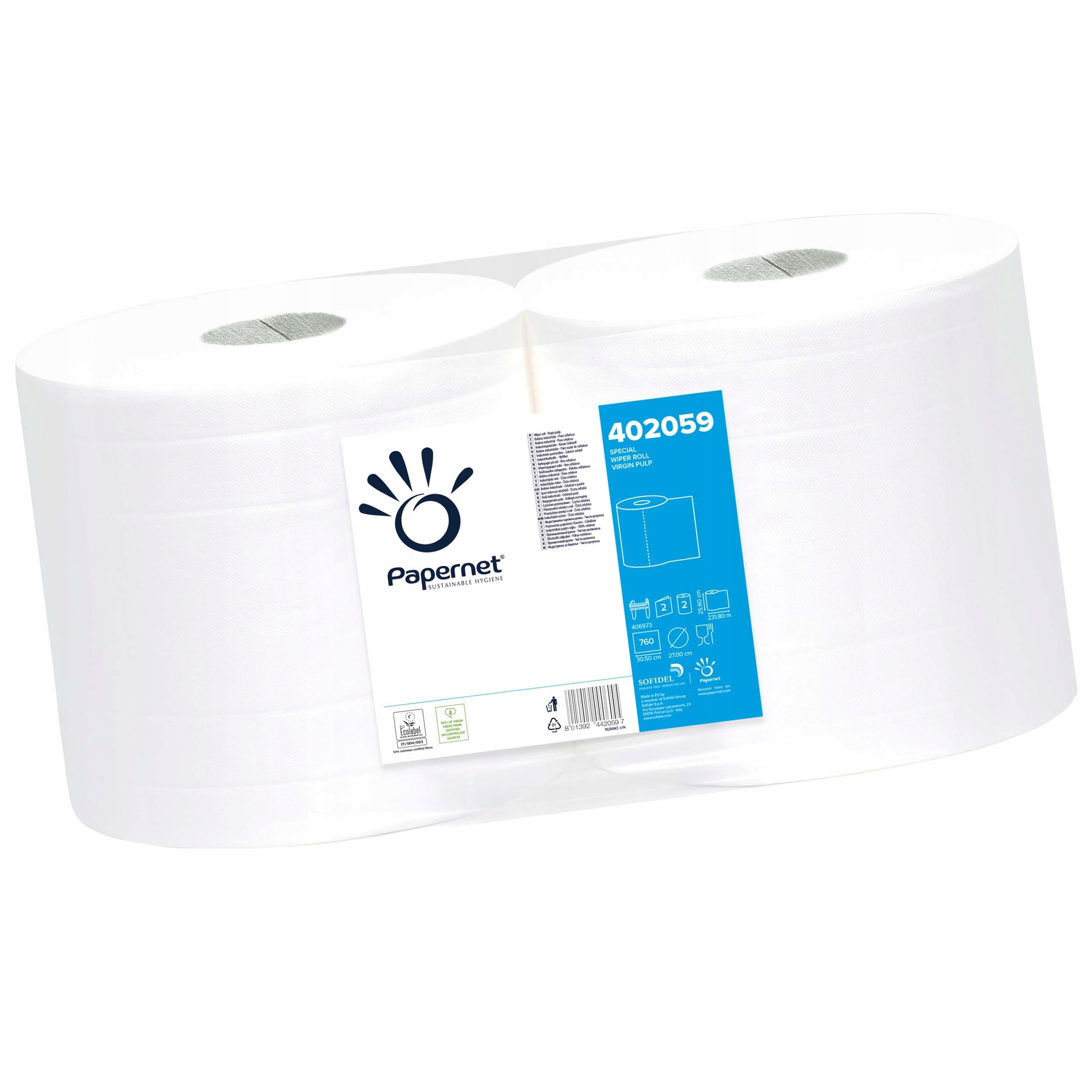 Levně Čisticí Utěrka papírový ručník 232 m 2 Giga Role