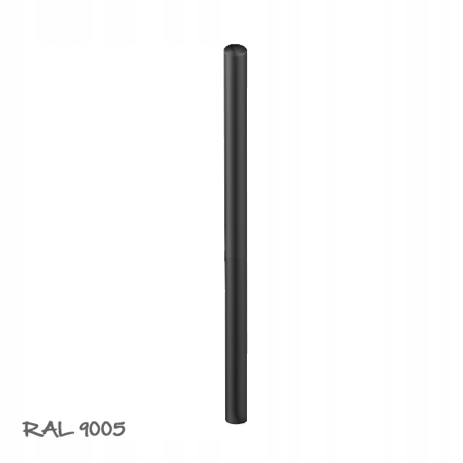 Słupek Lakierowany 150CM Do Kosza Ulicznego 48mm