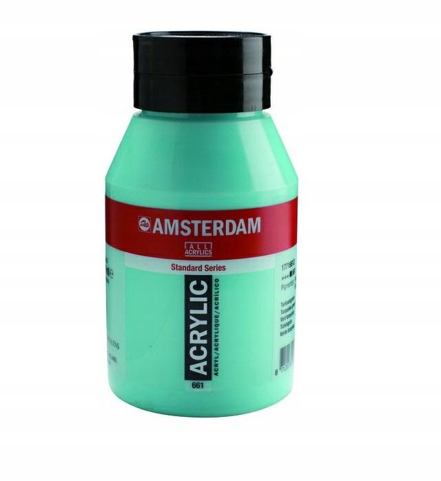 Amsterdam barva akryl 1000ml 661 Turquoise green
