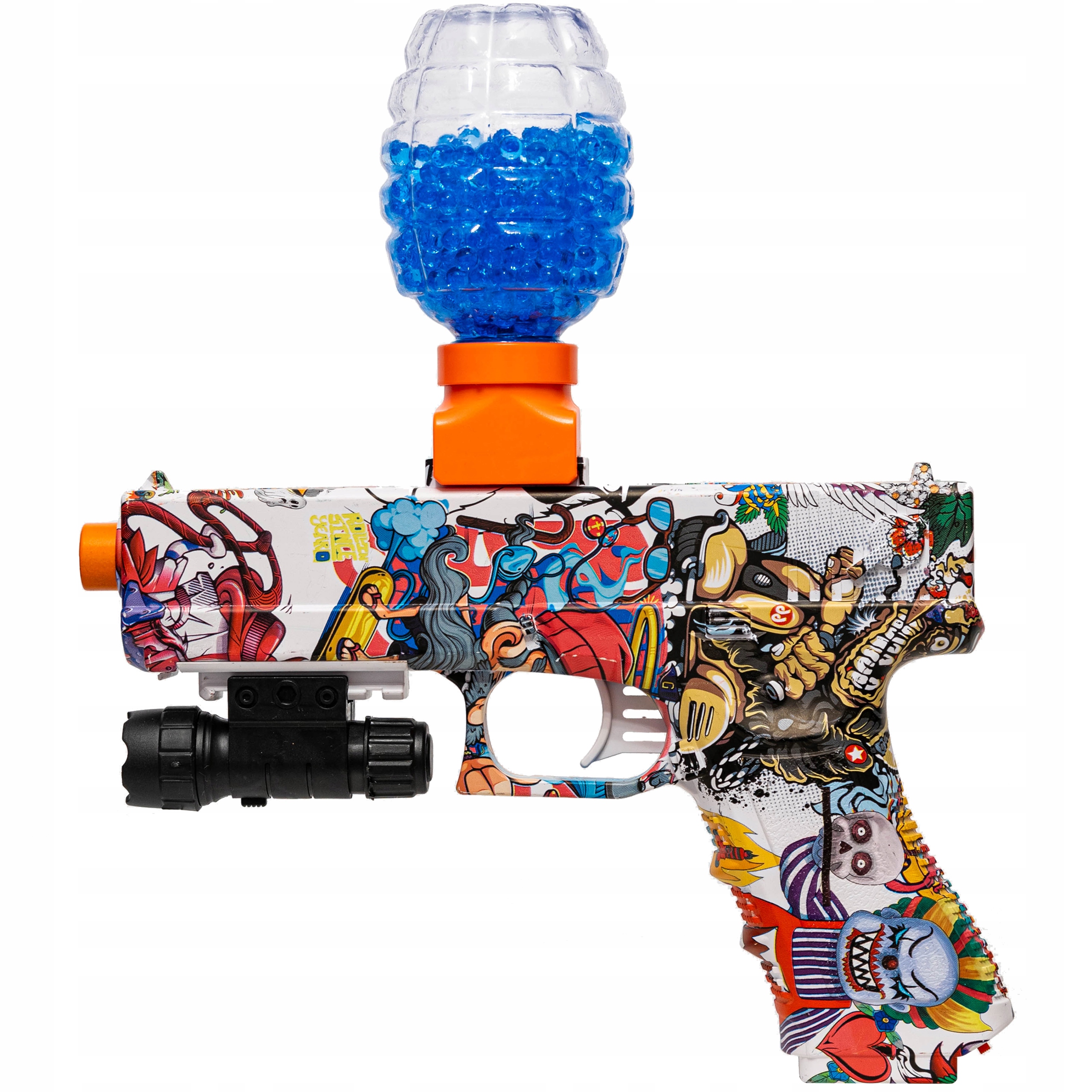 PISTOLET NA KULKI ŻELOWE GLOCK AUTOMATYCZNY Z LASEREM ELEKTRYCZNY Marka inna